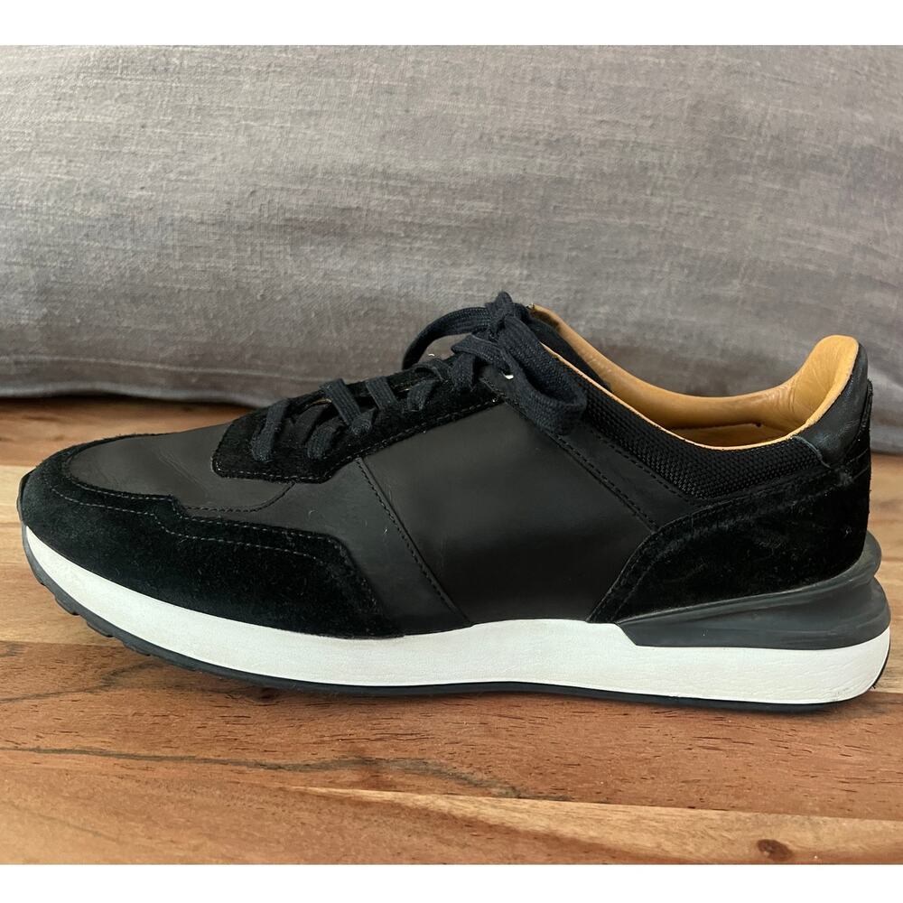 Magnanni Men's 9 Sneakers Tennis Shoes ARCO In Black 24469 luxury lace up